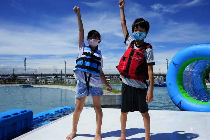 水の上を走ろう！「江戸川区で水上遊具体験！水の上を走ってみよう！！」