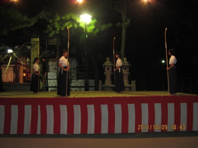 「猪名野神社武道祭　その2」