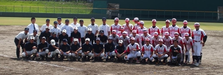 東大阪ゼロロクブルズ・東大阪中学校野球部選抜の皆様　取材のご協力ありがとうございました。<br>そして大変暑い中の試合、お疲れ様でした。