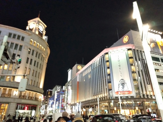 大人の街、夜の銀座で時を想う。「☆新大久保〜東京ディズニーランド☆東京での休日☆」