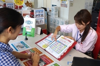 女性に優しい説明を心がけております。「車検のコバック 江戸川店（アップル江戸川葛西店）」