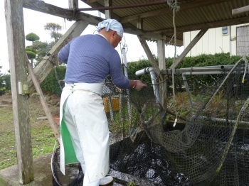 長男の海老澤　剛義（えびさわ　たけよし）氏