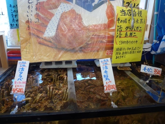 「蟹だ！マグロだ！年末だっ！　活きている蟹を無料で調理　毎年人気！【八千代店６６号】→道の駅やちよ隣」