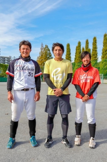 辻内崇伸さん、斉藤祐也さん、川保麻弥さん (左から)