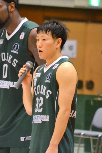 MVPの畠山俊樹選手（#32）
