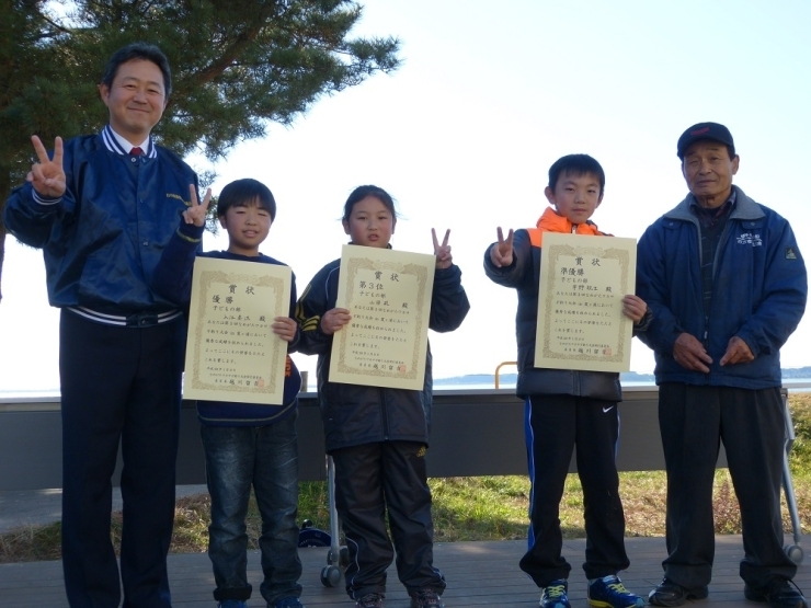 ★子どもの部入賞★　　「やった～♪」おめでとうございます！