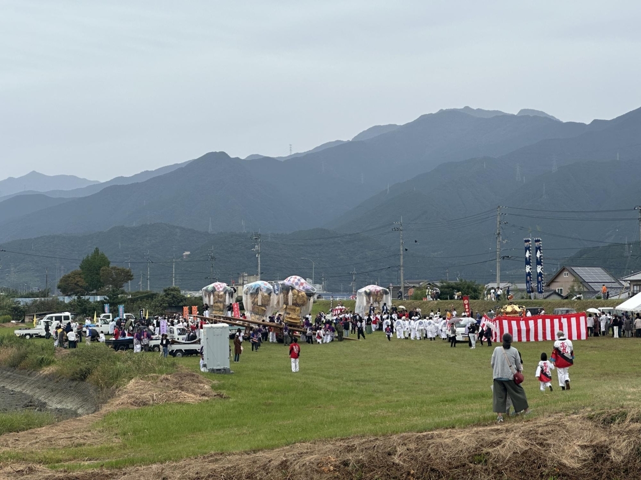 2023.10/8(日)撮影|河川敷(嘉母神社祭礼)