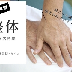 【湖南市・甲賀市】整骨院・整体院まとめ