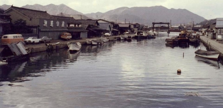 昭和中期の高野川河口付近