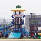 笠松町運動公園　駐車場あり　トイレあり　大型複合遊具あり　羽島郡笠松町北及