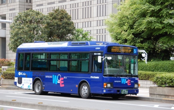 新宿WEバス　運行ルートが変更になっています