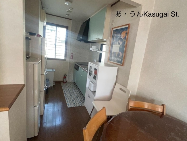調理器具、食器類完備のキッチン「名古屋駅から23分♪春日井駅徒歩7分の貸切ゲストハウス⭐︎」