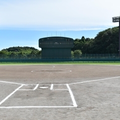 印西市松山下公園野球場で女子U-19日本代表選手が合宿を開催