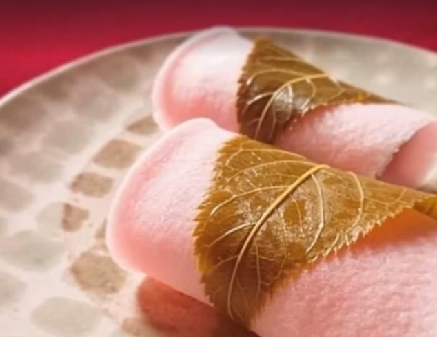 「桜餅　－３月いっぱいまでー」