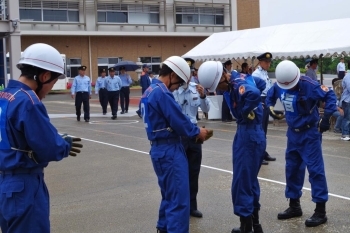 全力を出し切って、肩で息をする団員のみなさん