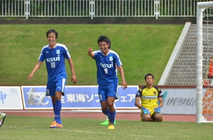 中村選手　やったぜ！