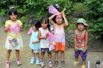 この日は特に暑かった！でも子供は元気♪