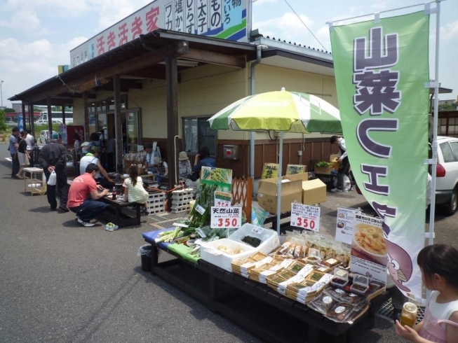 「海産物・山菜フェアー　 【八千代店８７号】→八千代道の駅隣」