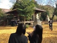 「髙田神社へ舞鶴探訪（3年生キャリア探求） 」