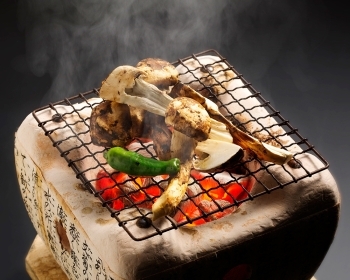 松茸の炭火焼き イメージ