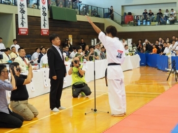 選手宣誓の様子