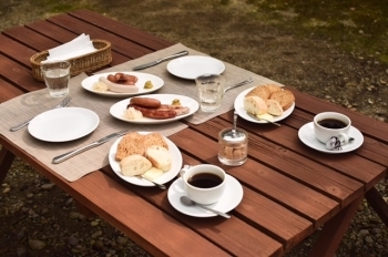 お天気が良い日は、お外でもどうぞ☆