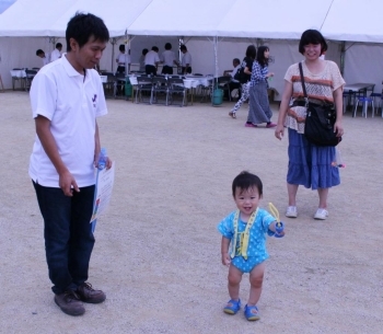 シャボン玉、できたんだよ～