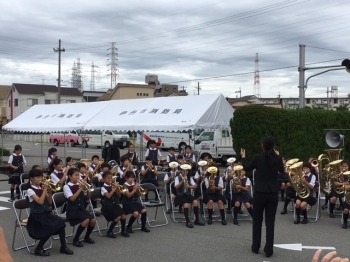 桜台小学校ジュニアバンドクラブの演奏