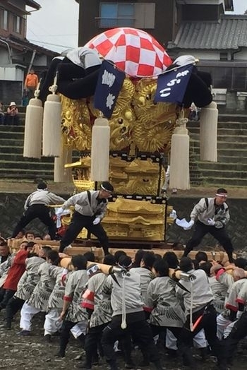 喜来太鼓台（渦井川原）