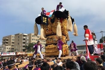 白浜太鼓台（河川敷）