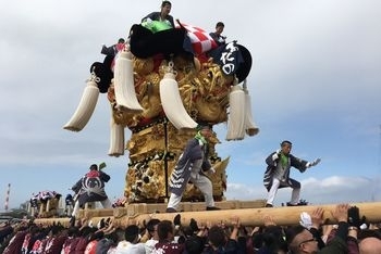 又野太鼓台（河川敷）