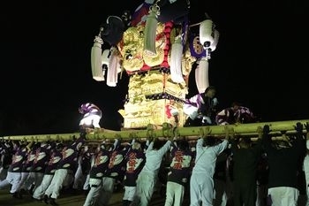 久保原太鼓台（池田池公園）