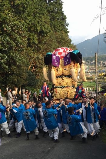 岸之下太鼓台（萩岡神社）