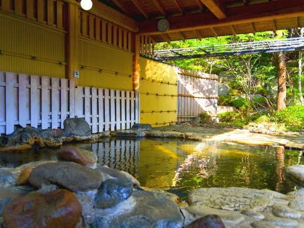 当温泉のある一帯は、古来より薬師堂と呼ばれており、その由来は当温泉のすぐ北側にお薬師様を祭ったお堂があることに<br>由来します。お薬師様は病気の平癒と苦悩の除去といった延命の利益を祈る仏として広く信仰されてきました。<br>この地にこつ然と湧き出た霊泉を薬師堂温泉とした命名の由来です。