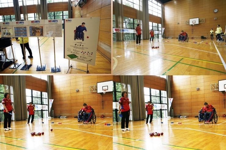 スポーツセンター内では　パラリンピック独自の競技を知ろう！<br>Boccia ボッチャの体験会がありました