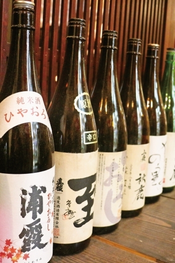 利き酒師が厳選した旬の日本酒をご用意しております。「男のガチンコ厨房 おうげん」