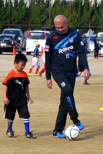 中山悟志さんによるサッカー教室