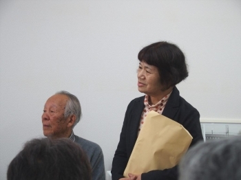 樋口須賀子氏<br>（宮本順三記念館　副館長）