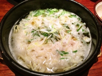 石鍋ごまねぎ塩ラーメン