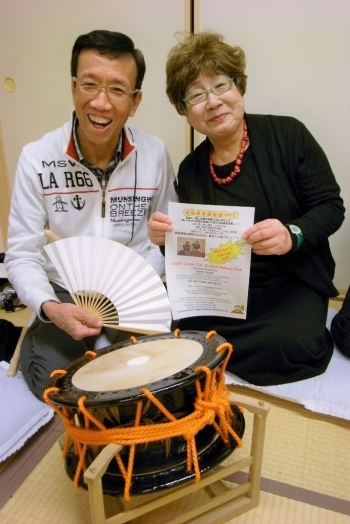 右）代表　乙野さん、左）副会長　杉本さん