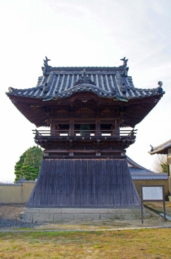 【梵鐘】<br>岡山県指定重要文化財。戦国時代に寄進した。