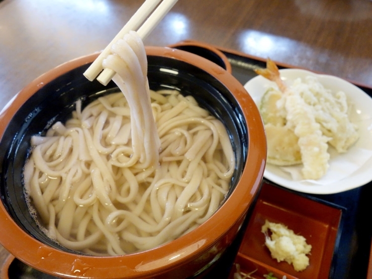 全粒粉を使ったうどんです