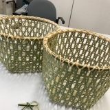 後期公民館講座　「竹細工」～さし六つ目編み籠作り～