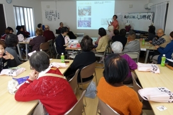 会場（幸谷ふれあいホール）には多くの方々が駆けつけました。