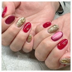 ネイルサロン Nail space mignon(2024年 冬ネイル)