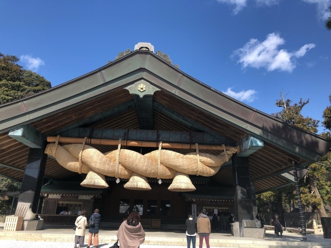 先日の出雲大社「駅北口からすぐ❣️日曜営業してます❣️」