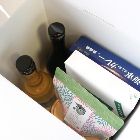 たっぷり入ります。「お土産に！「海の京都」手提げボックス」