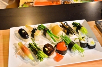 伊豆野菜を使った創作野菜寿司