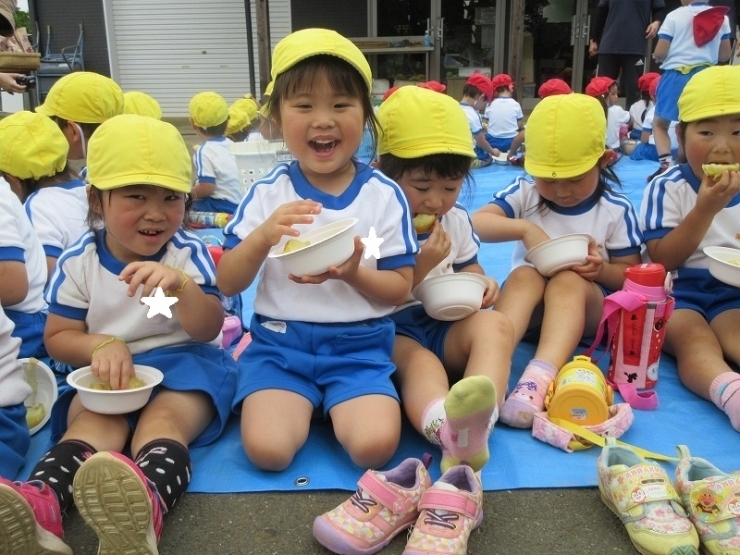 ホクホクじゃがいも！いただきま～す♪