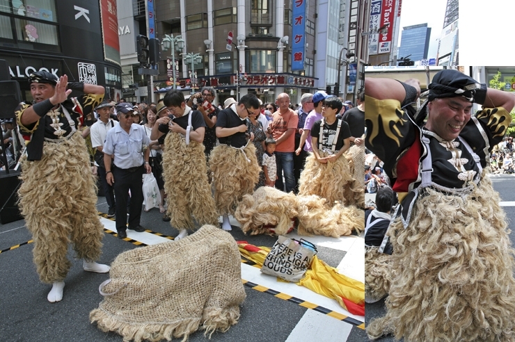 暑いのに　この　モフモフは　厳しいよー